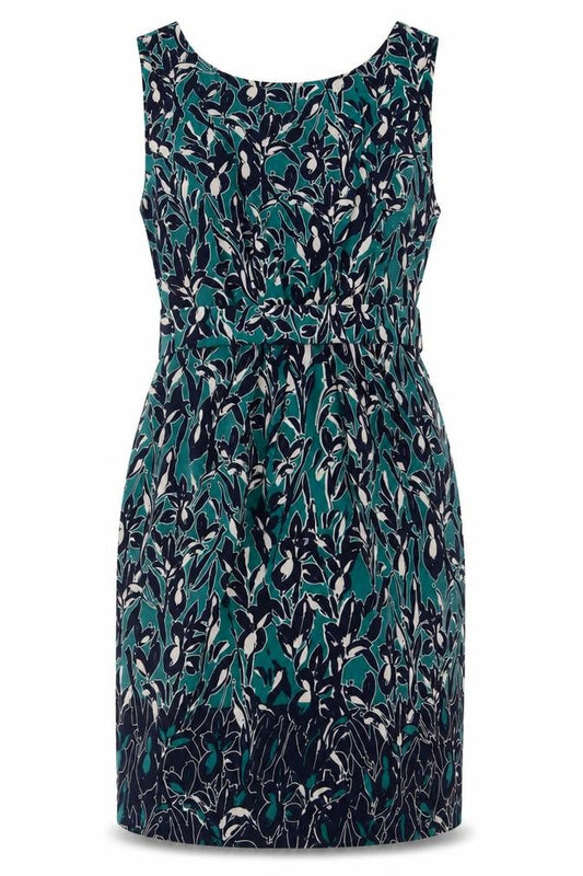 Front view of Apricot Women’s Multicoloured Floral Sheath Dress, size UK 12