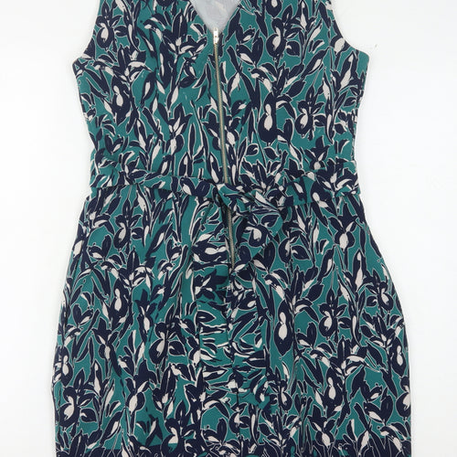 Apricot Women’s Multicoloured Floral Sheath Dress Size 12