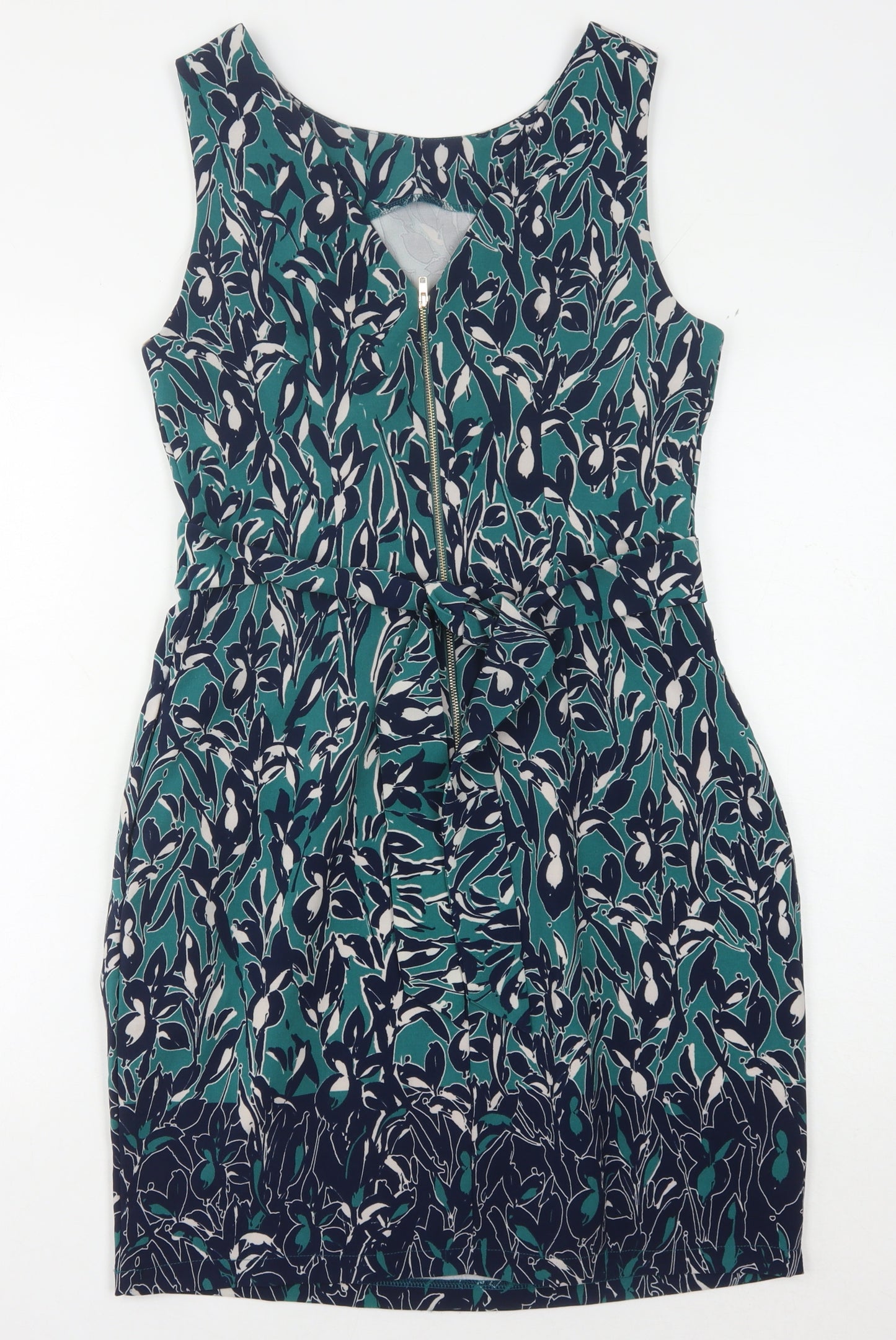 Apricot Women’s Multicoloured Floral Sheath Dress Size 12