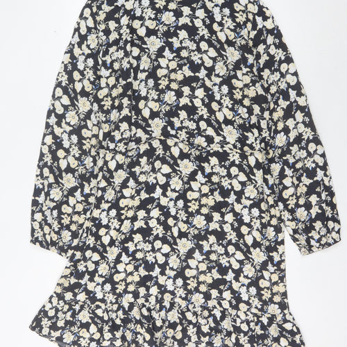 Next Women’s Blue Floral Long Sleeve Dress Size 18