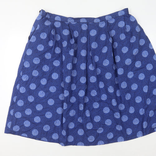 Country Collection Women's Blue Polka Dot Skirt Size 24