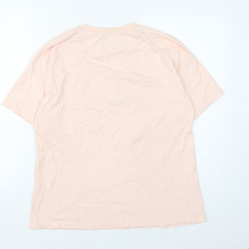Lyle & Scott Women's Pink XL Basic T-Shirt