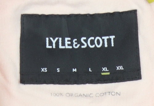 Lyle & Scott Women's Pink XL Basic T-Shirt