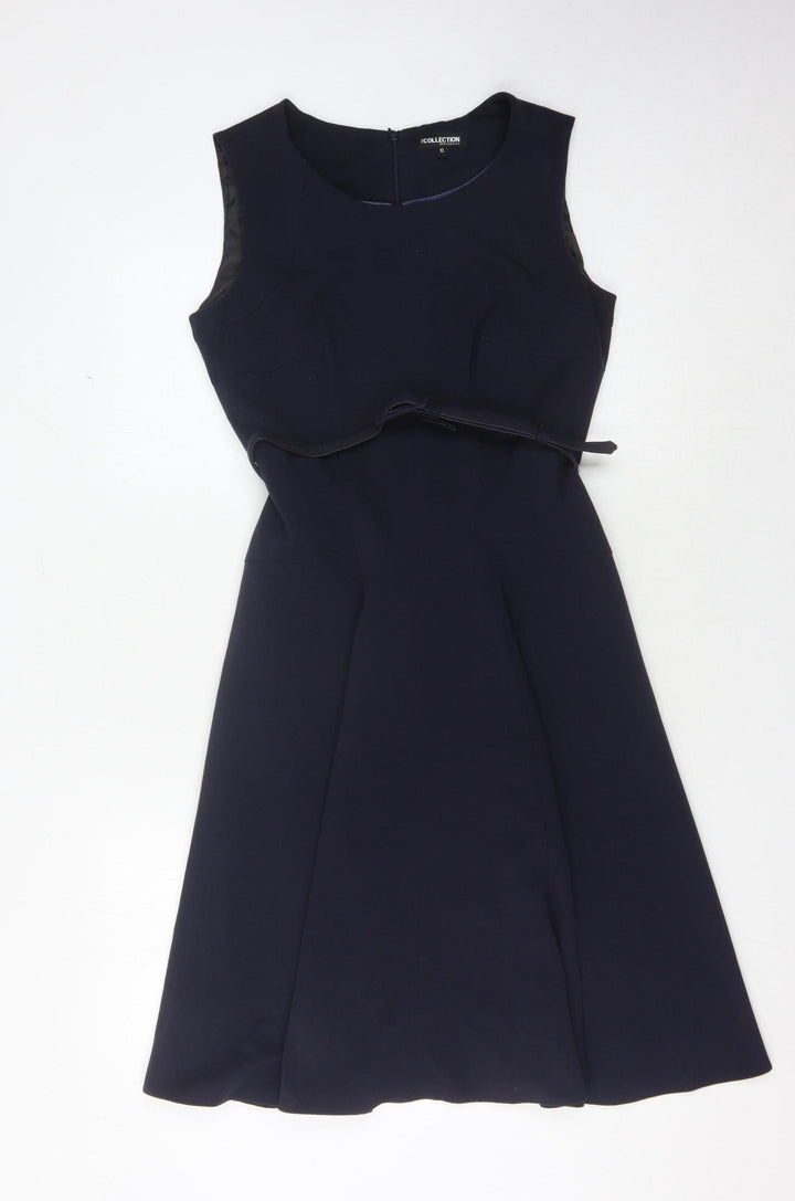 Debenhams Women's Black Fit & Flare Dress, Size 10