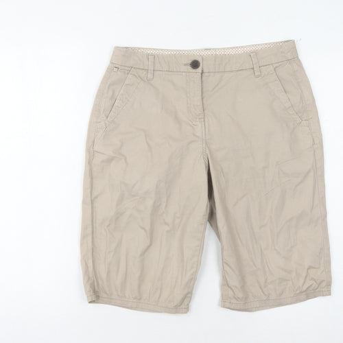 Maine Women's Beige Chino Shorts, Size 10, Debenhams