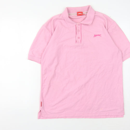 Slazenger Pink Polo Shirt for Unisex, Size L