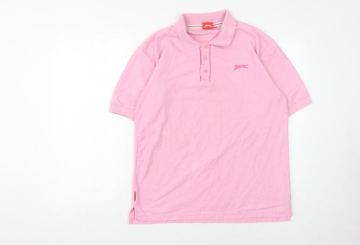 Slazenger Pink Polo Shirt for Unisex, Size L