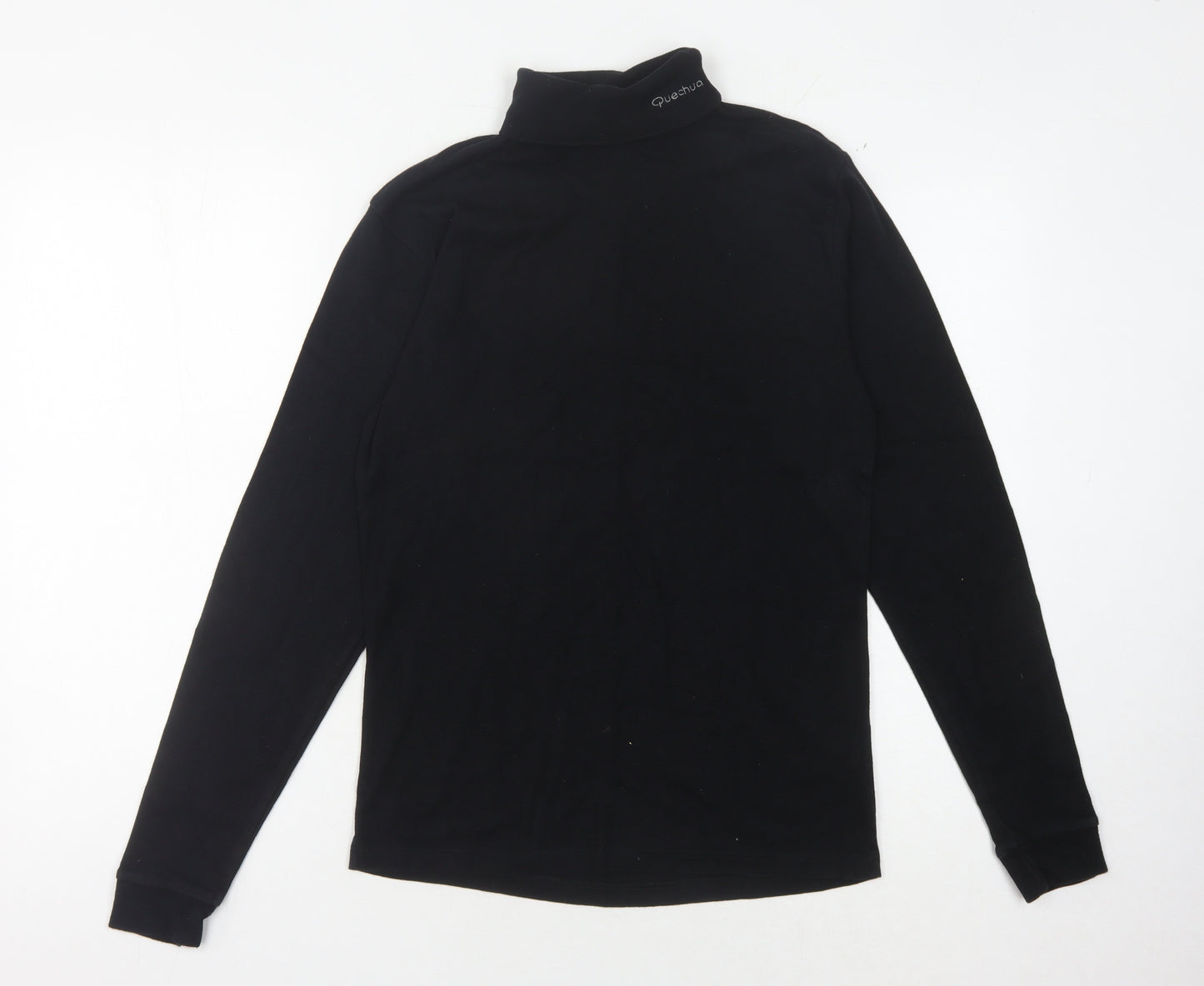 Quechua Women's Black Long Sleeve Mock Neck Shirt