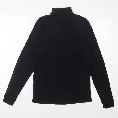 Quechua Women's Black Long Sleeve Mock Neck Shirt