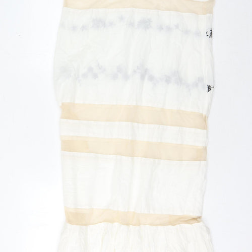 ASOS Women's Ivory Floral Slip Dress Size 12