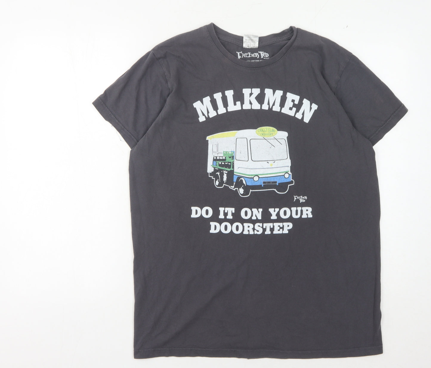Father Ted Men's Black Funny T-Shirt Size L
