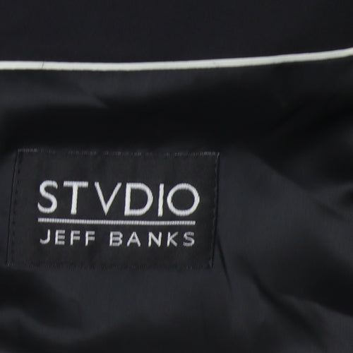 Jeff Banks Men's Black Blazer 42 Regular Jacket Formal