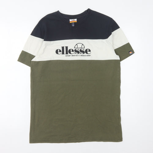 Ellesse Men's Multicoloured Crew Neck T-Shirt M
