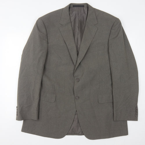 Marks and Spencer Men's Beige Blazer 44L Long