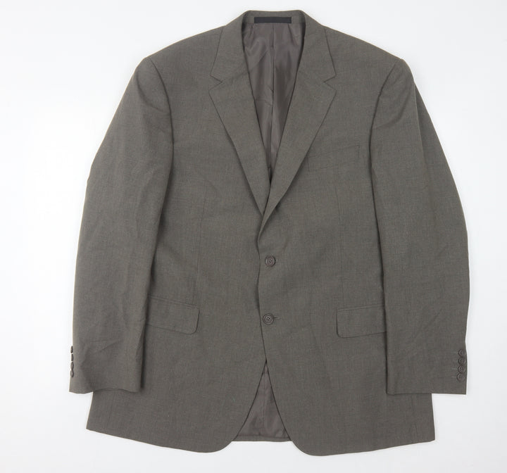 Marks and Spencer Men's Beige Blazer 44L Long