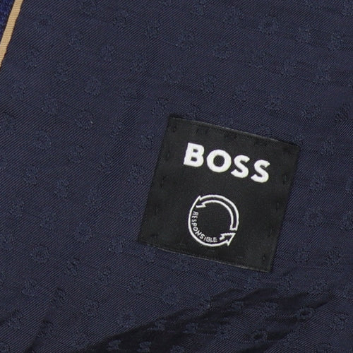 BOSS Men's Blue Blazer Jacket, Size 40R Classic Style