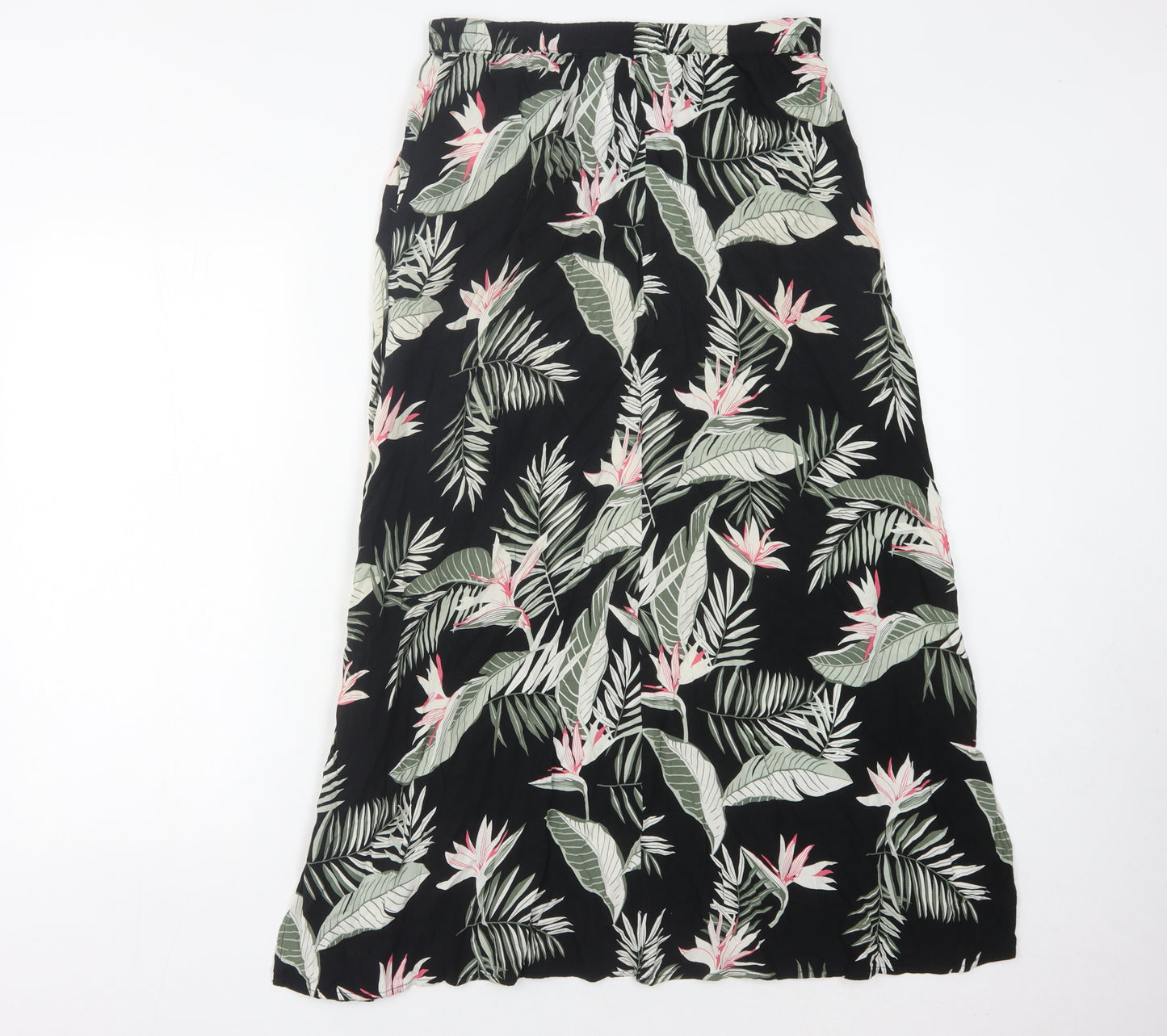 Vero Moda Women's Black Floral Midi Skirt, M