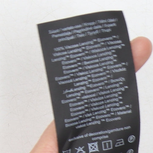 Vero Moda Women's Black Floral Midi Skirt, M