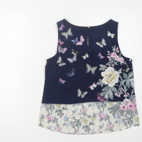 Oasis Women's Multicoloured Floral Tank Top Size 12