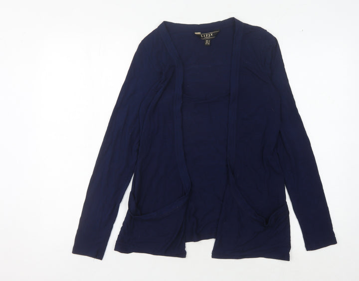 Lipsy Women's Blue Cardigan UK Size 8