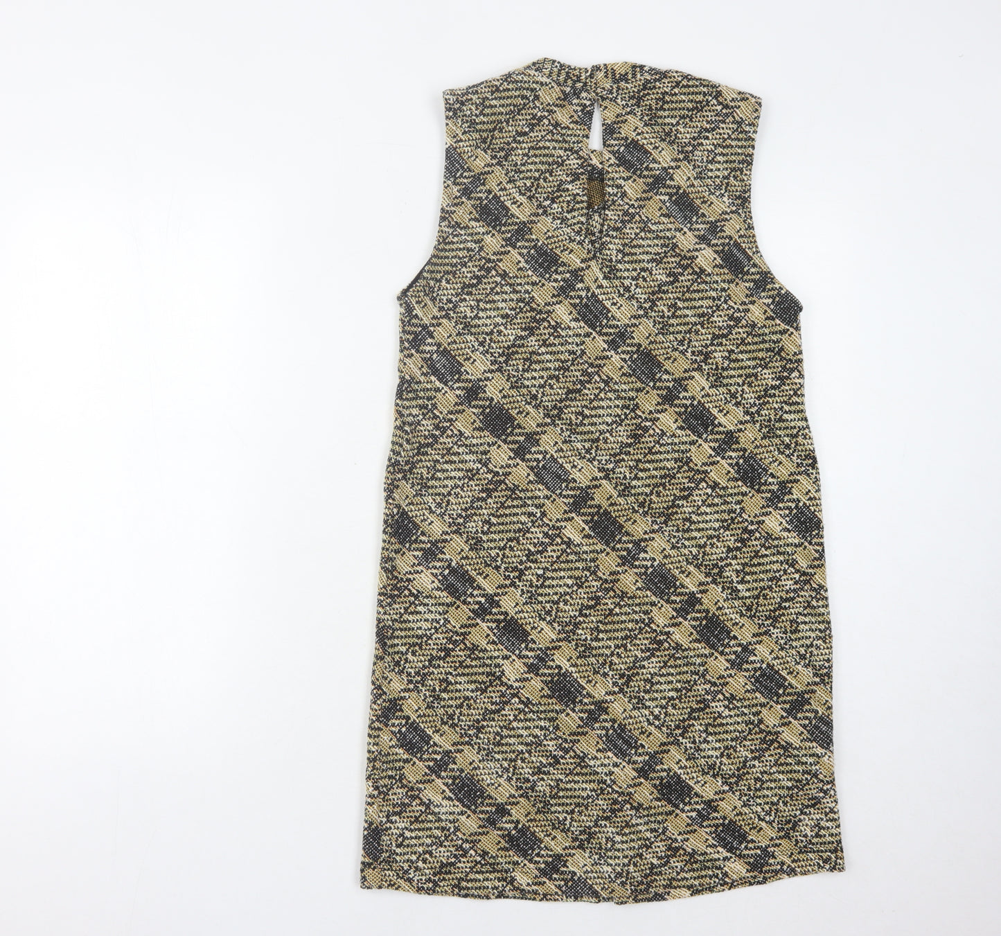 MNG Women Multicoloured Check Sleeveless Dress