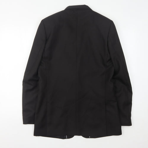 Marks and Spencer Boys Black Suit Jacket 16 Years