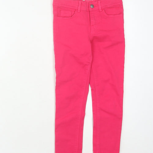 Kiabi Girls Pink Skinny Jeans 7 Years