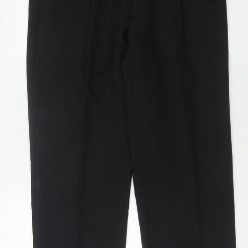 Next Men's Black Dress Pants 34R Polyester Viscose