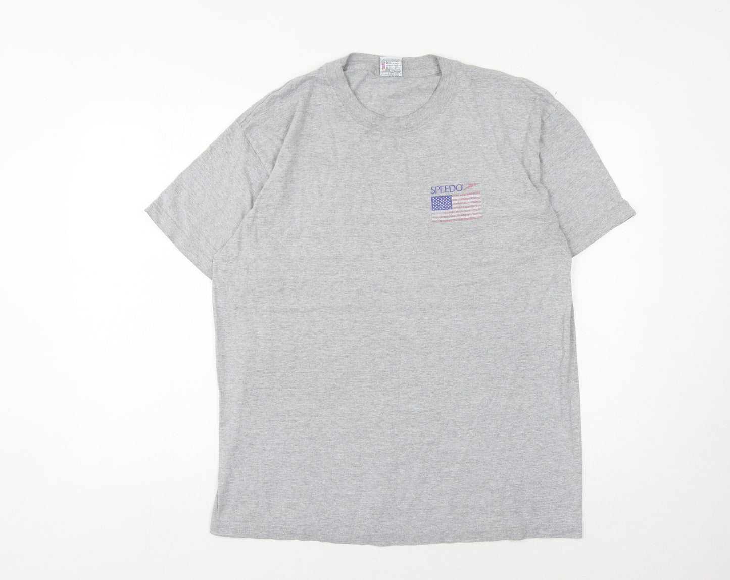 Speedo Men's Grey L Sports Graphic T-Shirt