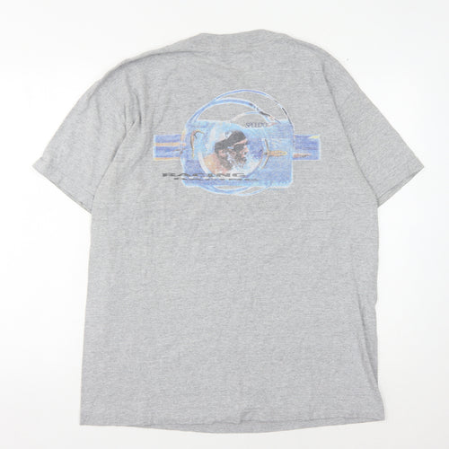 Speedo Men's Grey L Sports Graphic T-Shirt