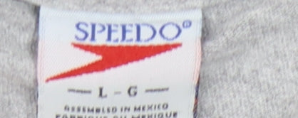 Speedo Men's Grey L Sports Graphic T-Shirt