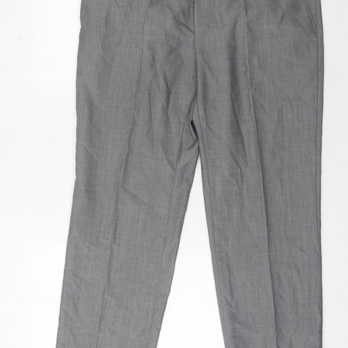 Marks and Spencer Men's Grey Dress Pants 38/29