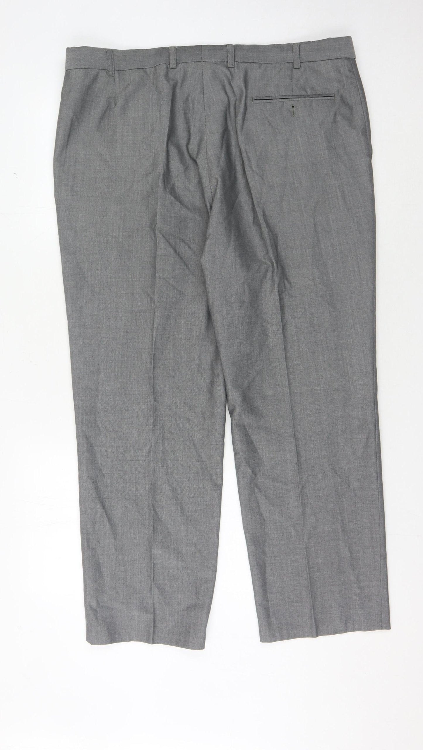 Marks and Spencer Men's Grey Dress Pants 38/29