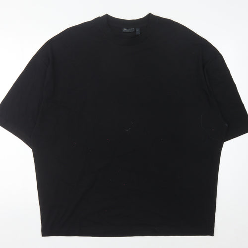ASOS Men's Black XL Embroidered Graphic T-Shirt