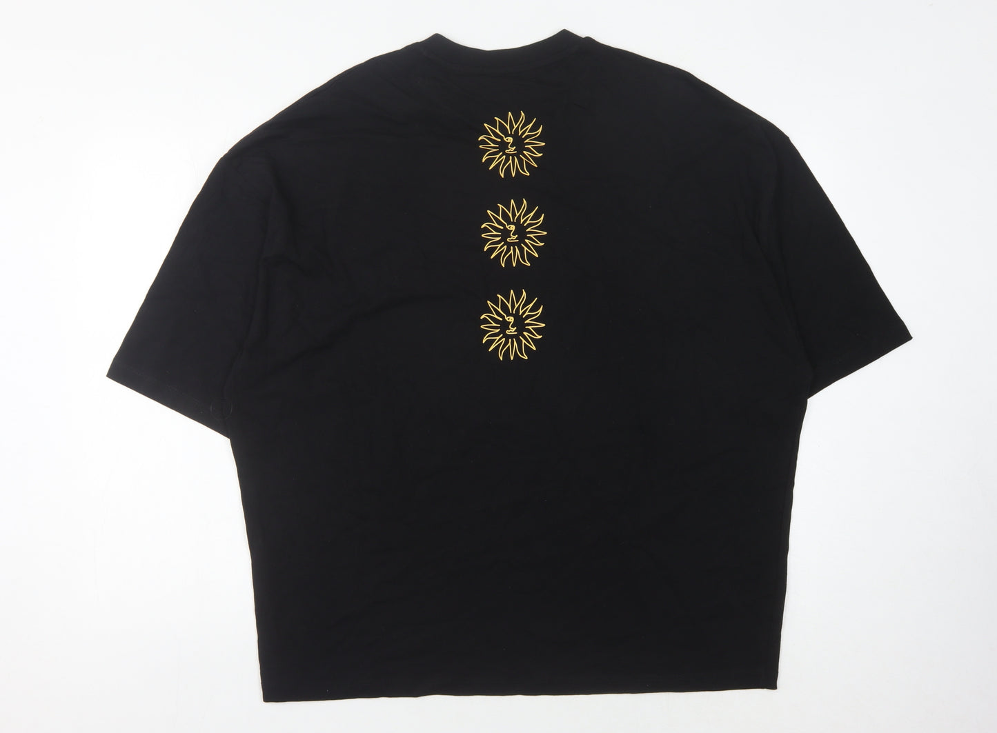 ASOS Men's Black XL Embroidered Graphic T-Shirt