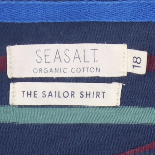 Seasalt Women's Multicoloured Striped Boat Neck T-Shirt