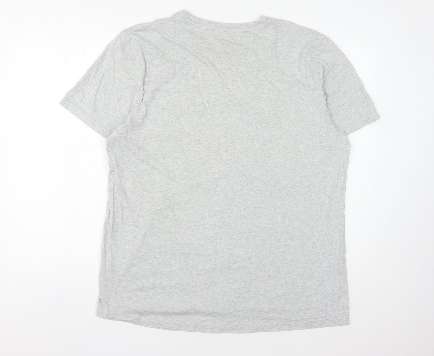 Grand & Hills Men's Grey XXL Graphic T-Shirt, City Print