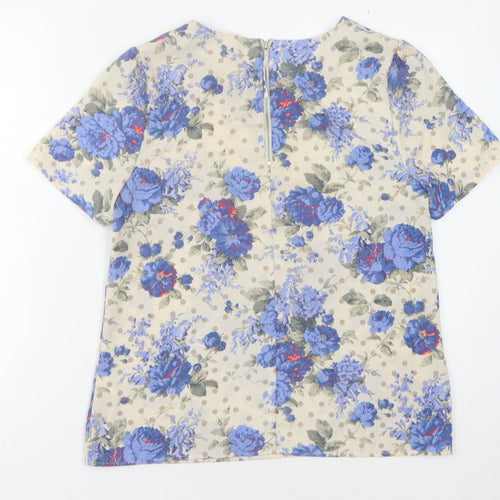 Oasis Women's Multicoloured Floral Top, Size 10