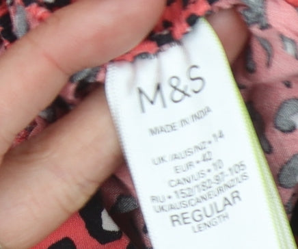 Marks and Spencer Women's Size 14 Animal Print Trousers