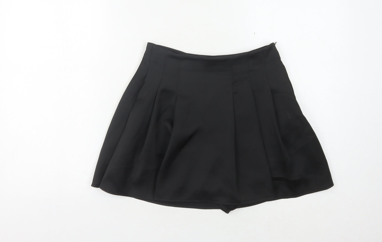Zara Women's Black Pleated Short Skirt S