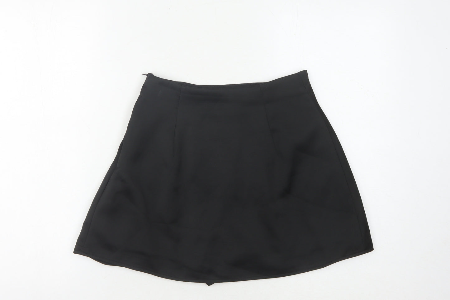 Zara Women's Black Pleated Short Skirt S