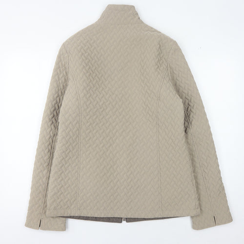 Jacques Vert Women’s Beige Quilted Jacket S Regular Fit