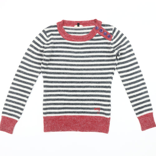 Roxy Women's Multicoloured XS Striped Pullover Jumper