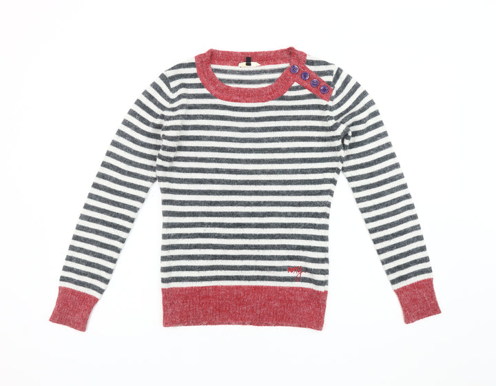Roxy Women's Multicoloured XS Striped Pullover Jumper
