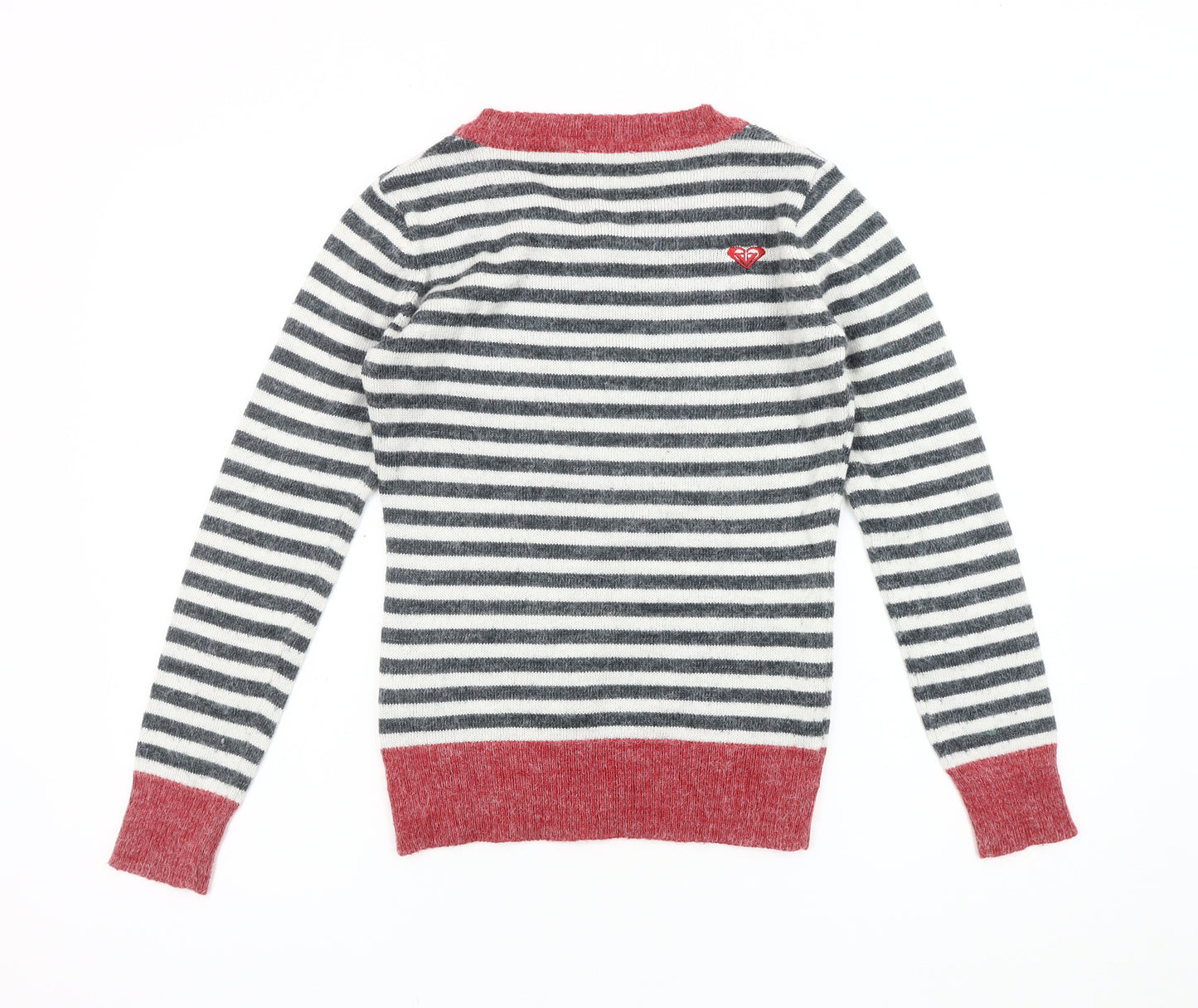 Roxy Women's Multicoloured XS Striped Pullover Jumper