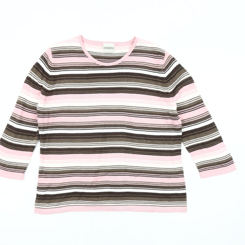 Eastex Women's Multicoloured Pullover Jumper Size 12