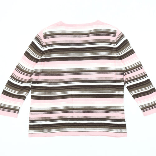 Eastex Women's Multicoloured Pullover Jumper Size 12