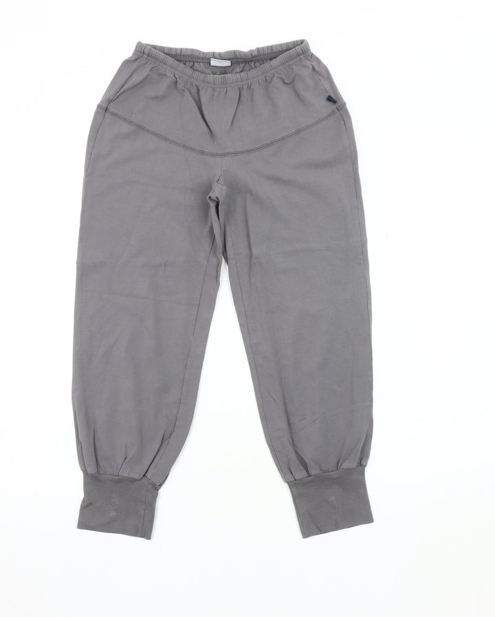 Asics Boys Grey Jogger Trousers XS