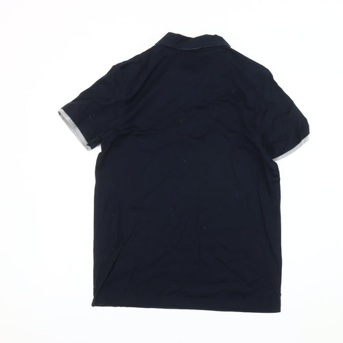 Jasper Conran Men's Blue Polo Shirt Medium