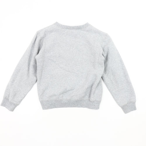 Firetrap Boys Grey Logo Sweatshirt 9-10 Years Pullover Crew